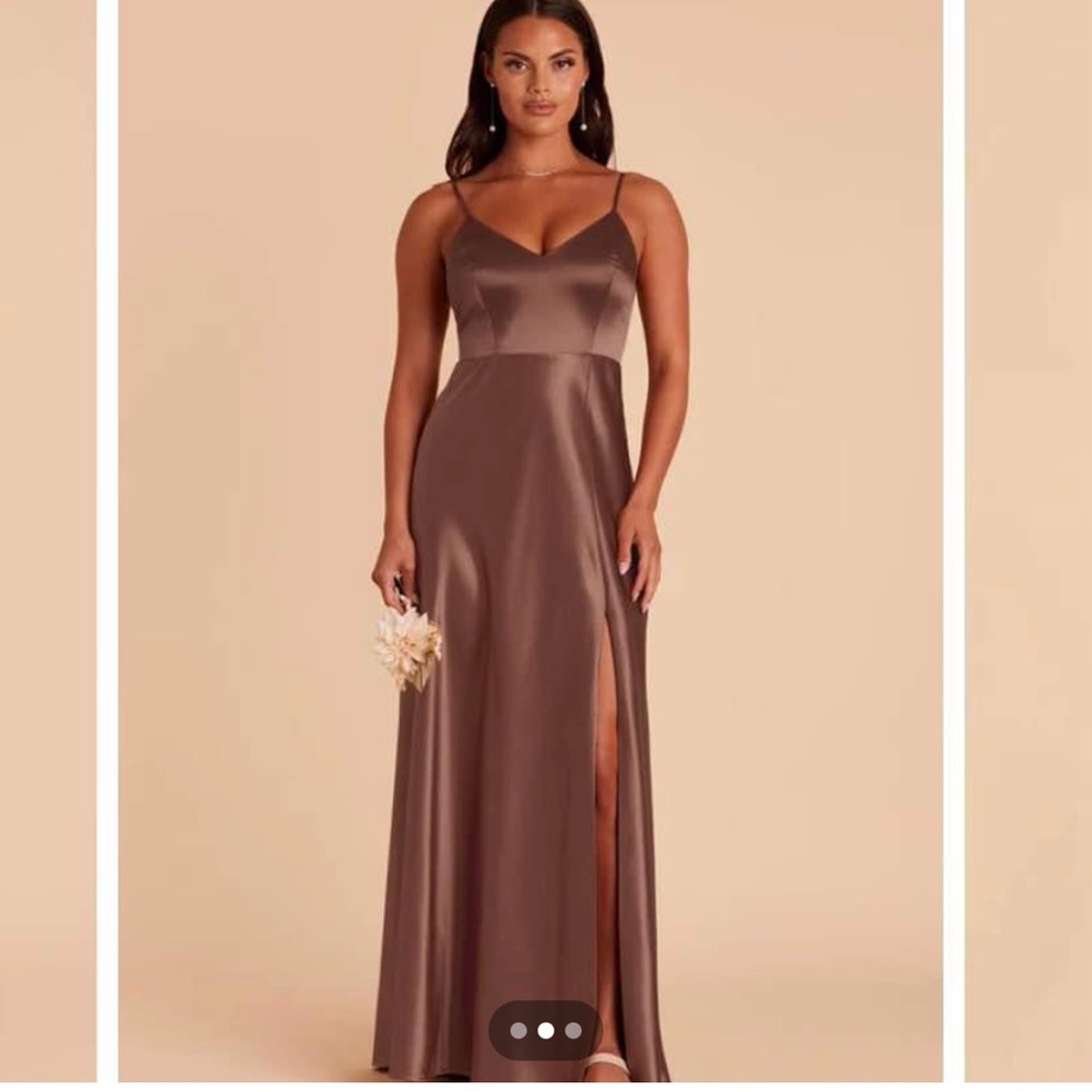 Birdy Gray “Jay” Chocolate Brown Bridesmaid Dress S